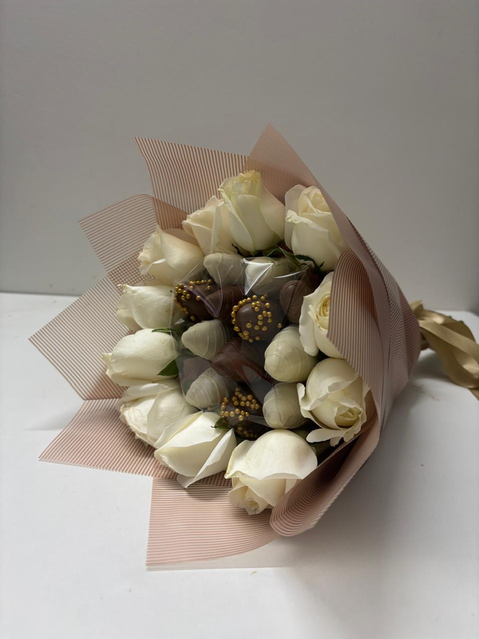Brown Velvet Berry Bouquet
